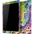 Neon Rainbow Cheetah with Rose by Sheena Pike iPad Skins